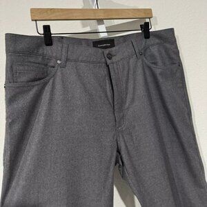 Ermenegildo Zegna Gray 5-Pocket Wool Pant Mens 38 Luxe Designer Stretch